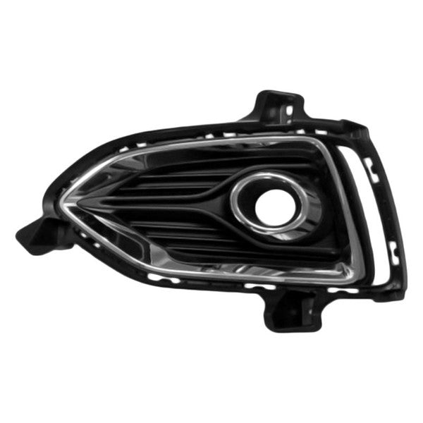LH FRONT BUMPER INSERT GL|LE|SE|SEL; FOG LAMP OPENING COVER; W/O FOG LAMPS HYUNDAI ACCENT 1820
