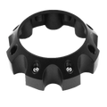 RACELINE BLACK CAP OPEN HUB FOR 8 LUG(CS-M6-1X45-SS)