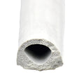 TRAILER WEATHERSTRIPPING NON RIBBED D SEAL W/TAPEWHITE