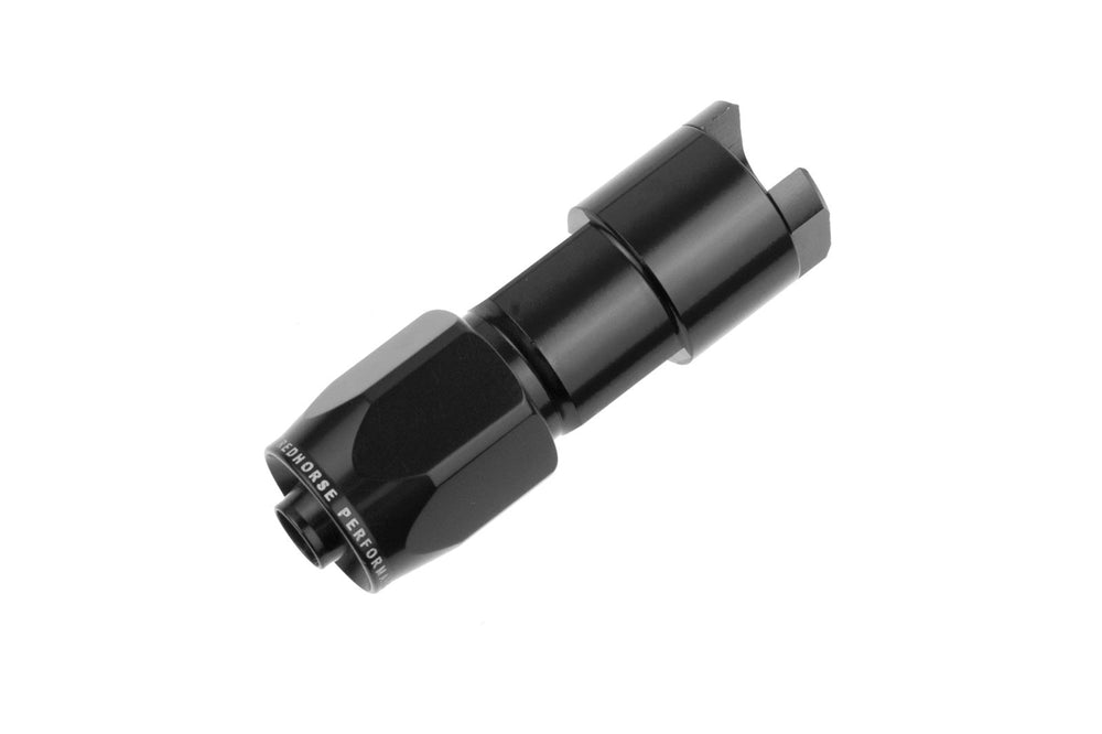 08 TO 3/8 SAE QUICK DISCONNECT FEMALE STRAIGHT BLACK