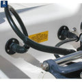 BULKHEAD HOSE STRAIN RELIEF KIT CHROME PLATED BRASS BASE