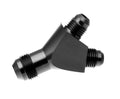 06 SINGLE INLET TO 06 DUAL OUTLET BLACK