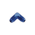 16 MALE 90 DEGREE AN/JIC FLARE ADAPTER BLUE
