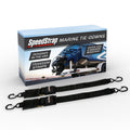 2IN X 4IN MARINE TRANSOM TIEDOWN STRAPS WITH SNAP SHOOKS (2 PACK)