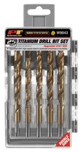 25 PC TITANIUM DRILL BIT SET