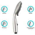 PREMIUM RV HAND HELD SHOWER WAND BRUSHED SATIN NICKEL