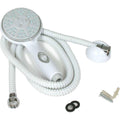 SHOWER HEAD KITWHITE W/ON/OFF INCLUDES HOSEHEADMOUNT&HRDW