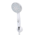 SHOWER HEAD KITWHITE W/ON/OFF INCLUDES HOSEHEADMOUNT&HRDW
