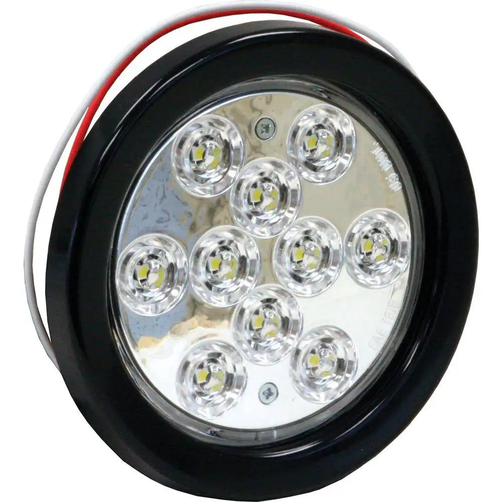 LIGHT,4INRD,BACK-UP,10 LED,CLEAR,W/