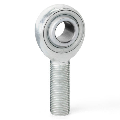 QA1 H Series 3-Pc Rod End - Male/Right Hand - .5in Bore x 1/2-20 w/Stud & Zerk - Alloy Steel