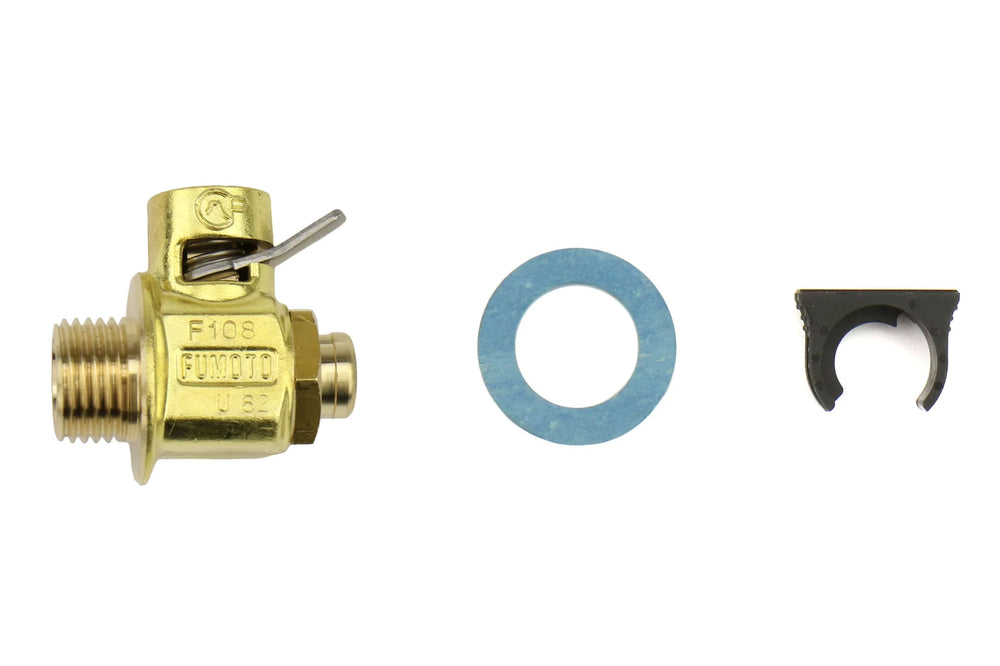 Fumoto 16mm-1.5 Valve w/ Short Nipple and LC-10 Lever Clip Scion FR-S 2013-2016 / Subaru BRZ 2013 /