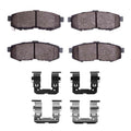 R1 04-06 Mazda MPV Rear Semi Met Brake Pads and Hardware Kit