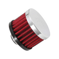 K&N Clamp On Rubber Base Crankcase Vent Filter 0.375in Flange ID x 2in OD x 1.5in Height