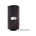 K&N Polaris Black Round Drycharger Air Filter Wrap 11.25inx3inx3in