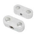 3/8in. Polished Alum. Hose/Tube Separators-2pk
