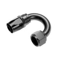 06 180 DEGREE FEMALE ALUMINUM HOSE END RED&BLUE