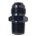 Fragola -12AN x 1 NPT Straight Adapter - Black