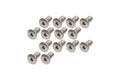 Kentrol 97-06 Jeep Wrangler Windshield Bolts 14 Pack Stainless