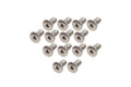 Kentrol 97-06 Jeep Wrangler Windshield Bolts 14 Pack Stainless