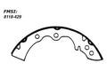 Centric 70-72 Mazda 1200/R100 / 79-80 Mazda RX-7 Premium Brake Shoes - Rear