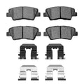 R1 07-13 Kia Amanti Rear Semi Met Brake Pads and Hardware Kit