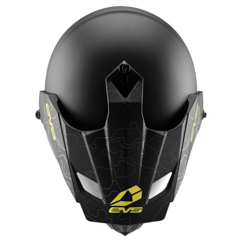 EVS T5 Dual Sport Venture Solid Helmet Visor - Matte Black