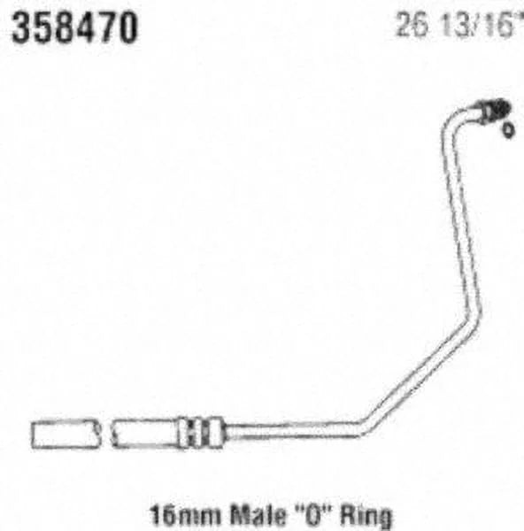 Gates Power Steering Pressure Line Hose Assembly