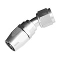 10 30 DEGREE FEMALE ALUMINUM HOSE END BLACK
