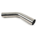 M&REL BEND 304SS POLISHED 2.25IN 45 DEGREE 1.5D 6IN LEG NO APPLICATION