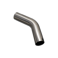 M&REL BEND 304SS POLISHED 2.25IN 45 DEGREE 1.5D 6IN LEG NO APPLICATION