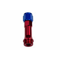 06 X 7/820 LONGSTYLE CARBURETOR INLET FITTINGS RED/BLUE 2/PKG