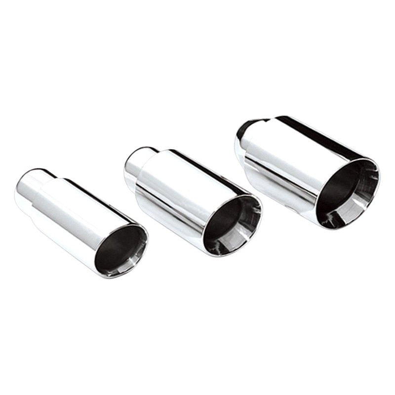 3.00IN SLANTED DOUBLE WALL SS EXHAUST TIP 3.00IN ID / 4.00IN OD