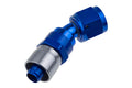 10 AN 30 DEGREE CRIMP STYLE HOSE END BLUE