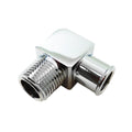 90 Deg Alum Fitting 3/4 X 1/2In- Chrome