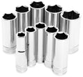 10PC 3/8IN DR SAE DW SOCKET SET
