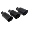 ~(3 lbs. 9X4X4)~ High heat resistant 3 in 8 in double wall angle cut i.d. 2 1/4 in black coated (DT-24113A)
