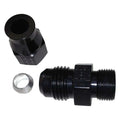 Fragola -10AN Male x 5/8in Tube AN Adapter Fitting Black