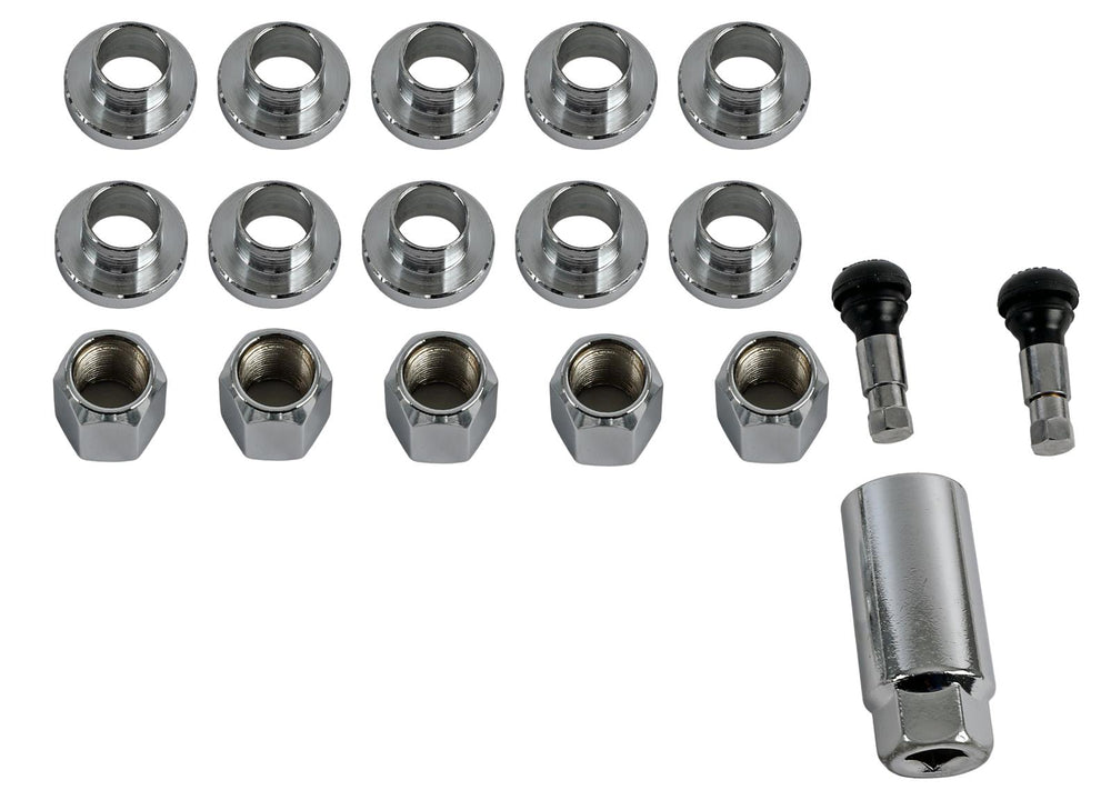 Race Star 5/8in 60 Degree Conical Seat Open End Lug Kit - 10 PK