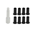Kentrol 07-18 Jeep Wrangler JK Door Hinge Liners 4 Door - Textured Black