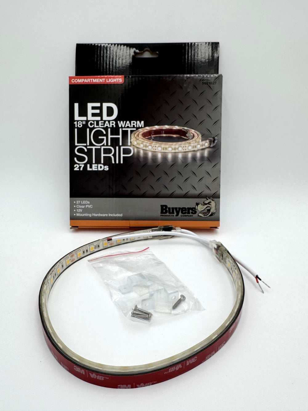 LIGHT,STRIP,18IN,CLEAR,WARM,12VDC,2