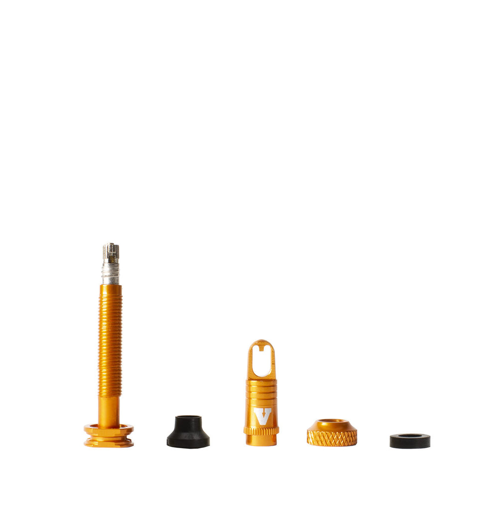 TLC TUBELESS VALVES 50MM ORANGE