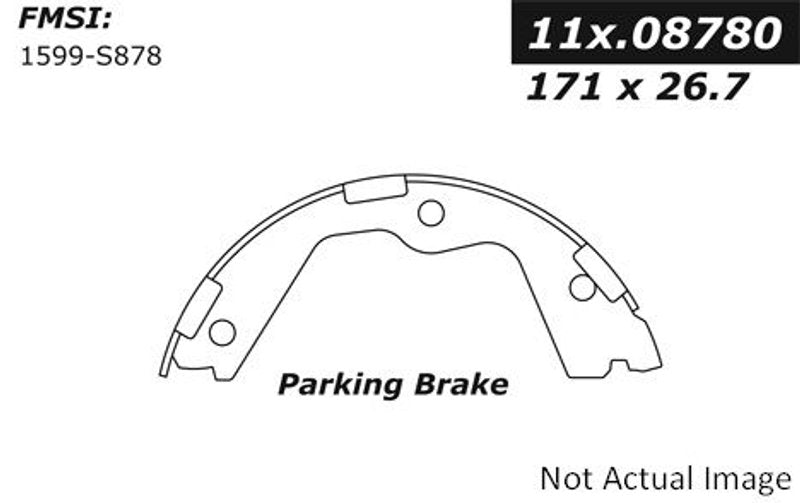 CENTRIC BRAKE SHOES