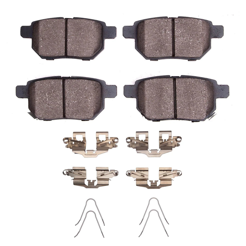 R1 82-83 Honda Accord Sedan Front Semi Met Brake Pads and Hardware Kit