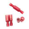 3M RED NYLON MALE BULLET CONNECTOR 22-18 GAUGE .156