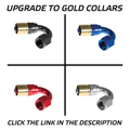 06 AN 150 DEGREE CRIMP STYLE HOSE END BLACK