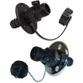 WASHDOWN FITTING WITH SHUTOFF VALVE