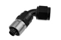10 AN 60 DEGREE CRIMP STYLE HOSE END BLACK