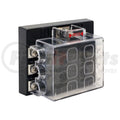 FUSE BLOCK, 6-WAY, W/COVER