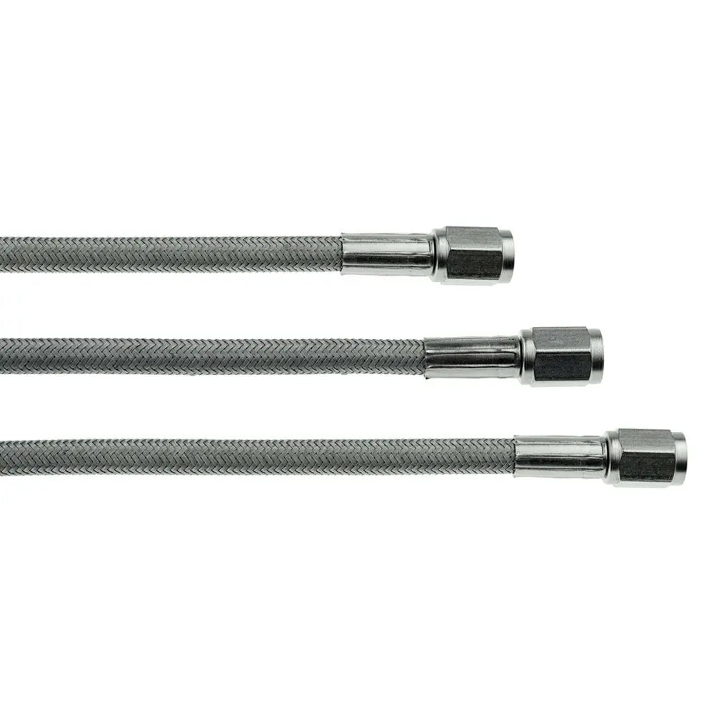 STRAIGHT 04 AN FEMALE TO STRAIGHT 04 AN FEMALE 12IN PREASSEMBLED BRAKE LINE