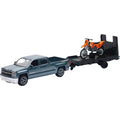 New Ray Toys Chevrolet Silverado with Yamaha Dirt Bike/ Scale - 1:32
